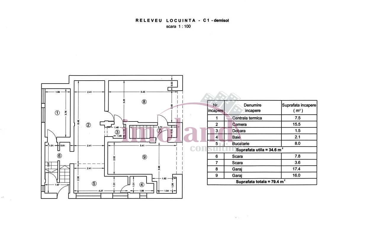 Imobil office | locuinta - Piata Floreasca-Parcul Cinema Floreasca - Schiță 43
