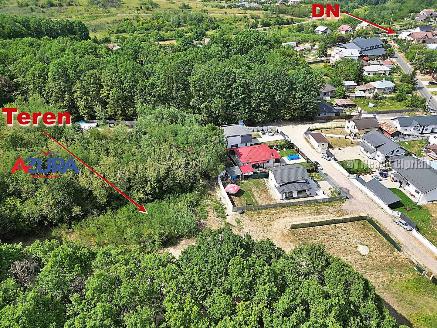 AZURA Imobiliare - Vanzare teren Hintesti, langa padure, 300m din DN - Poză 18