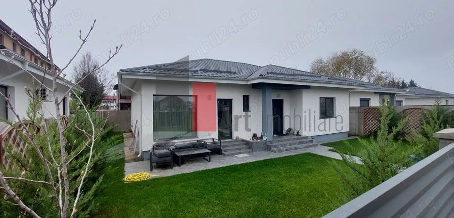 Vanzare casa individuală Domnești, 4 camere, toate utilitățile, teren 400 mp - Poză 1