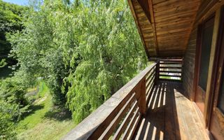 Cabana rustica din lemn, 3 camere. 1100 mp teren, Lunca Ampoitei - Poză 12