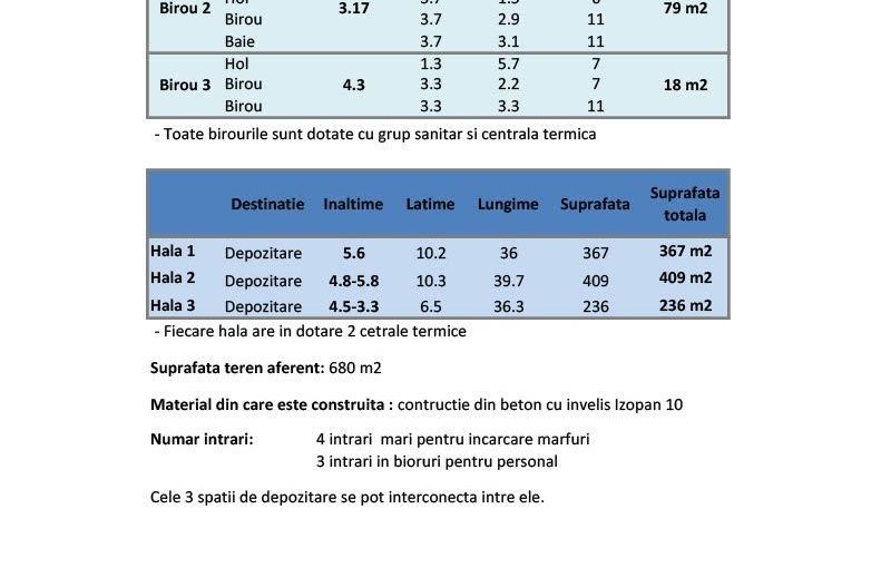 Spatii pretabile depozitare sau productie - Poză 7