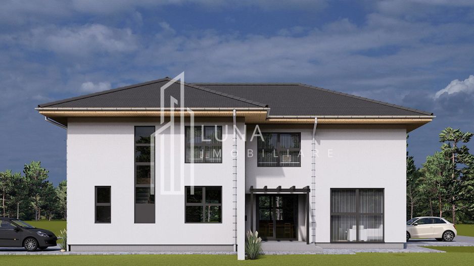 Case cuplate, P+E, 120 mp, teren 465-669 mp, predare 2026, Livezeni - Poză 1