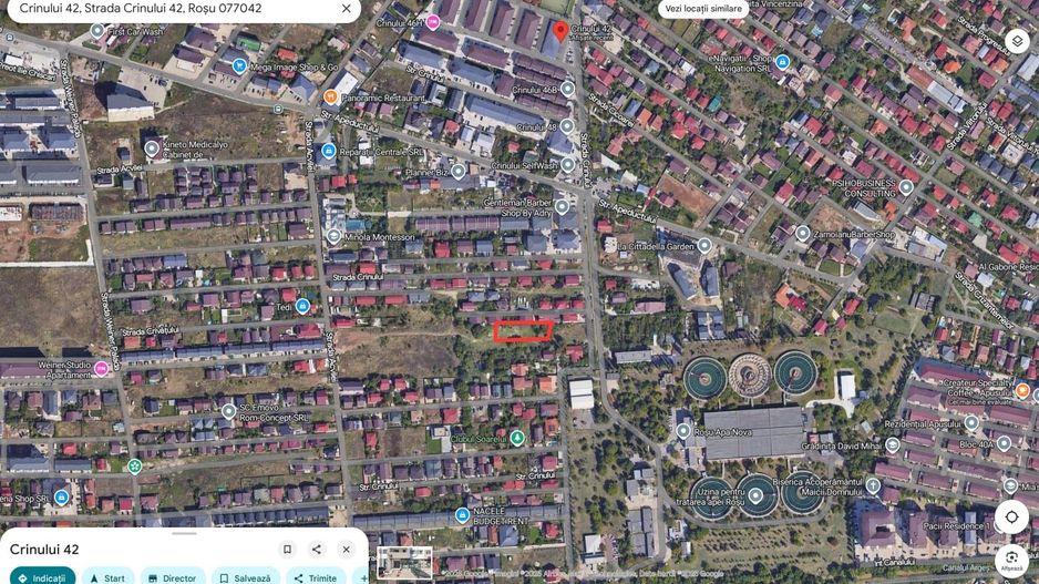 Teren intravilan 1175 mp de vânzare pe str. Crinului, Chiajna - Poză 3