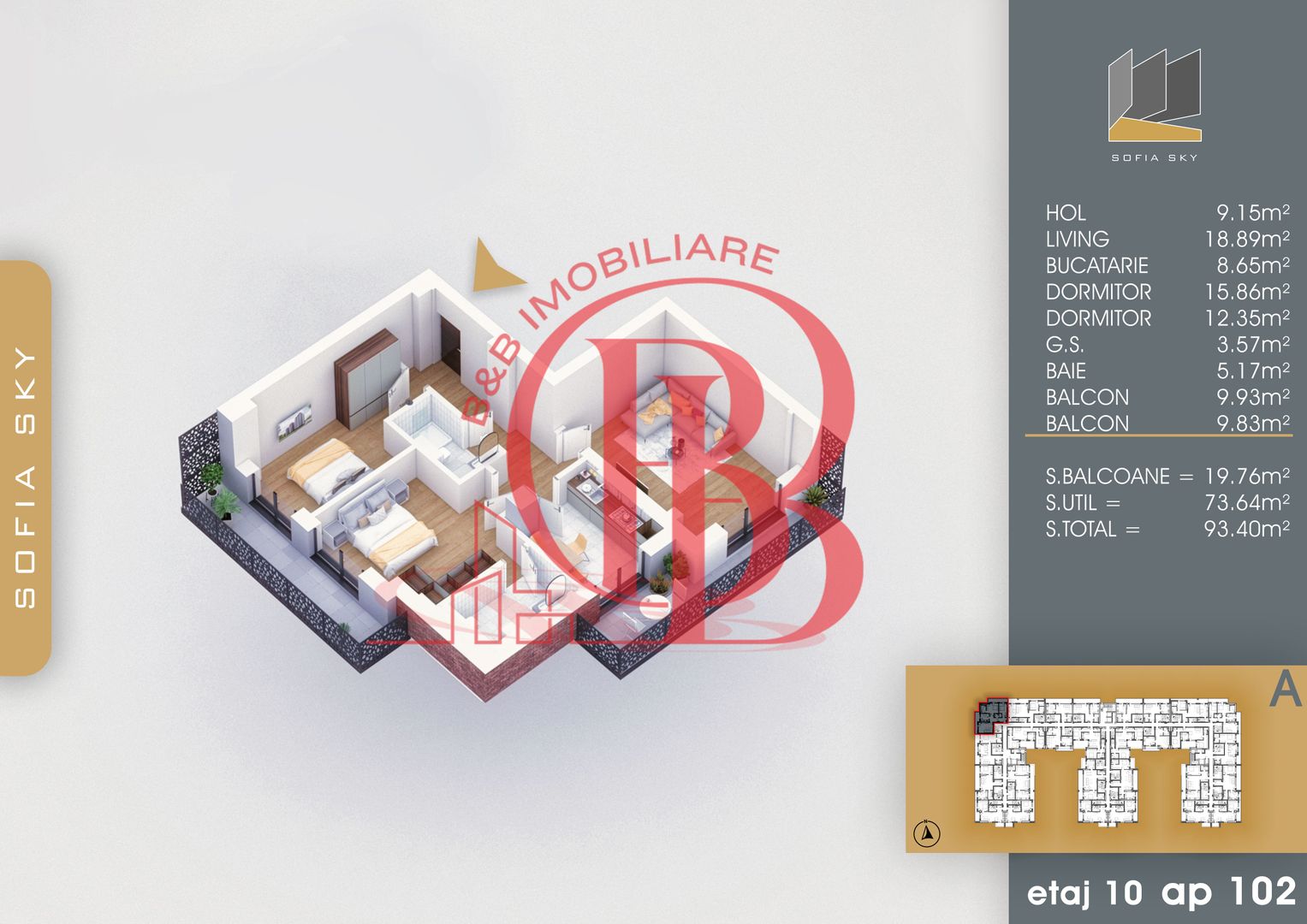 Mutare Rapida Apartament 3 camere 7min Metrou Nicolae Teclu - Schiță 2