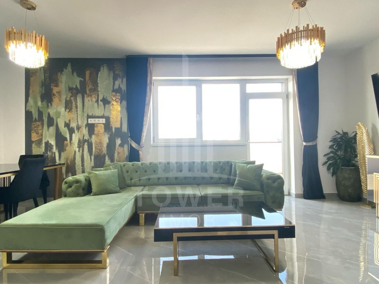 Penthouse de închiriat 3 camere, terasa 110mp, jacuzzi | Nord - Poză 14