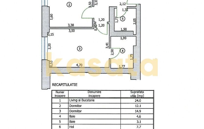 3 camere premium | Etaj 6 | Cortina North - Poză 27