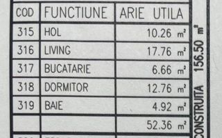 Apartament 2 camere, bloc nou, P+3, Ap.21, Et.3, Bl.1 - CP2438858 - Poză 7
