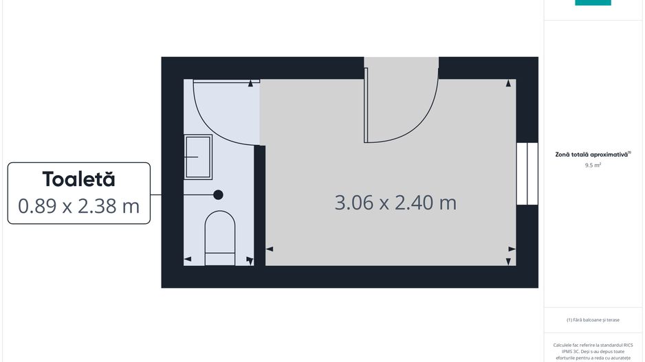 Apartament cu 2 camere, la casă, ultracentral - Poză 4