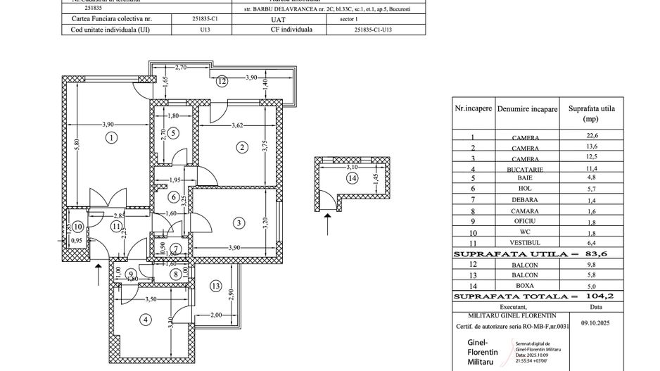 Kiseleff | Barbu Delavrancea | 3 Camere ultra spatios | Raritate - Poză 20