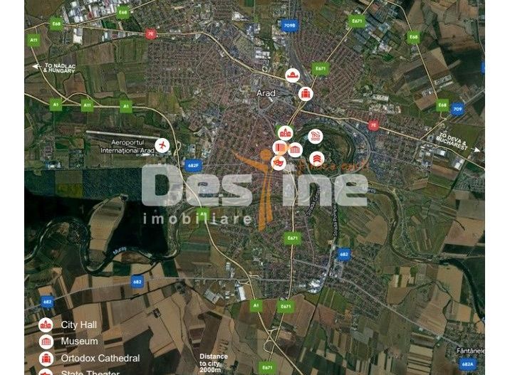 Teren intravilan I Arad I Deschidere 1.141 ml la DN69 - Poză 2