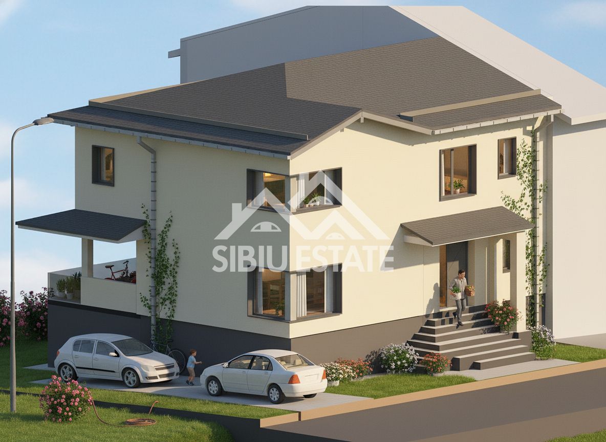 Casa Sibiu, teren 560 mp, pivnita - Poză 1