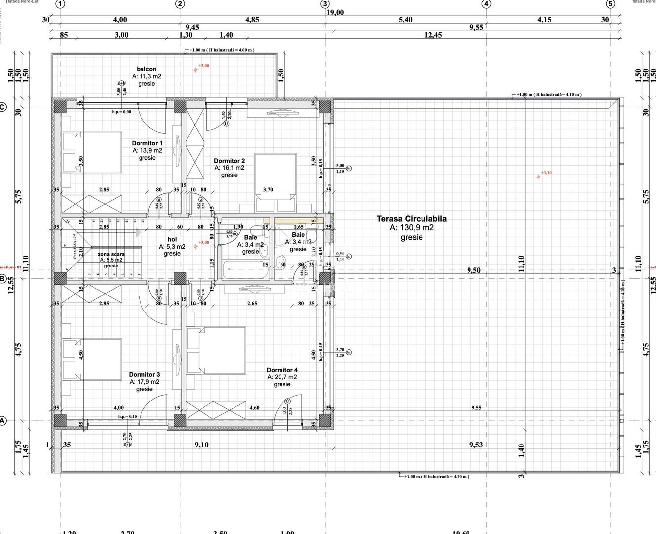 Vilă modernă premium cu piscină interioară, teren 1200 mp și panoramă - Schiță 31