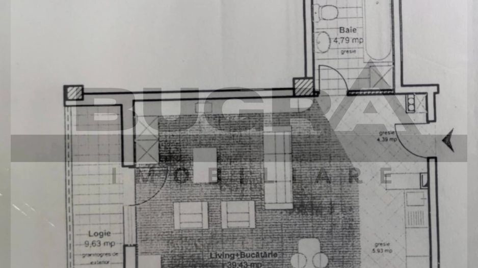 Apartament de 1 camera, 44mp, zona The Office - Poză 10