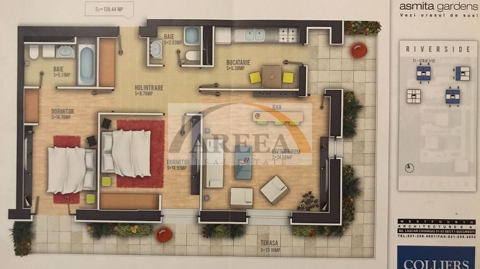 De vanzare - 3 camere decomandat etaj 4 - Splaiul Unirii - Poză 18