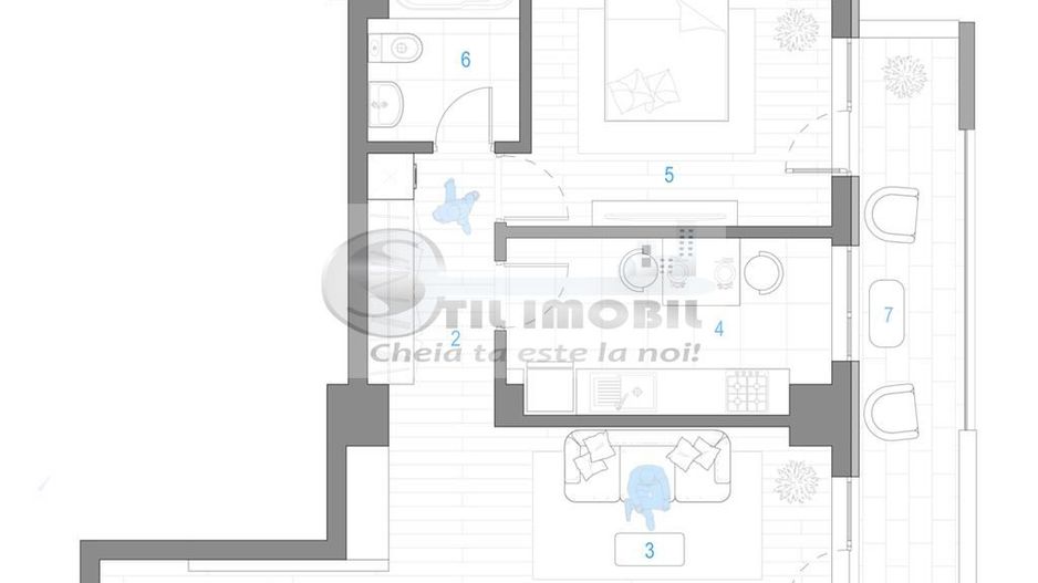 Apartament 2 camere - bloc nou - Cug - Selgros - Poză 3