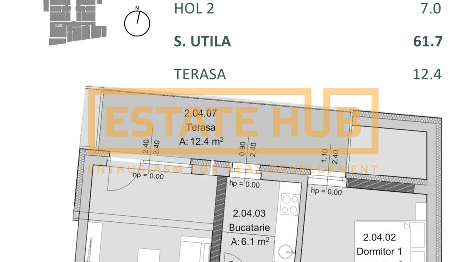 Apartament nou 2 camere Zona Centrala | Comision 0% - Poză 2