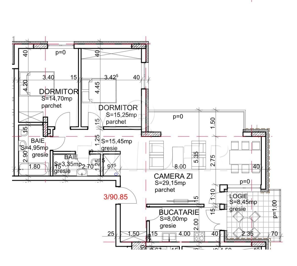 Apartamente Premium de vanzare - 3 camere, Andrei Muresanu - Poză 9
