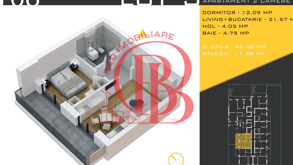 2 camere  Titan Pallady  Metrou Nicolae Teclu - Schiță 2