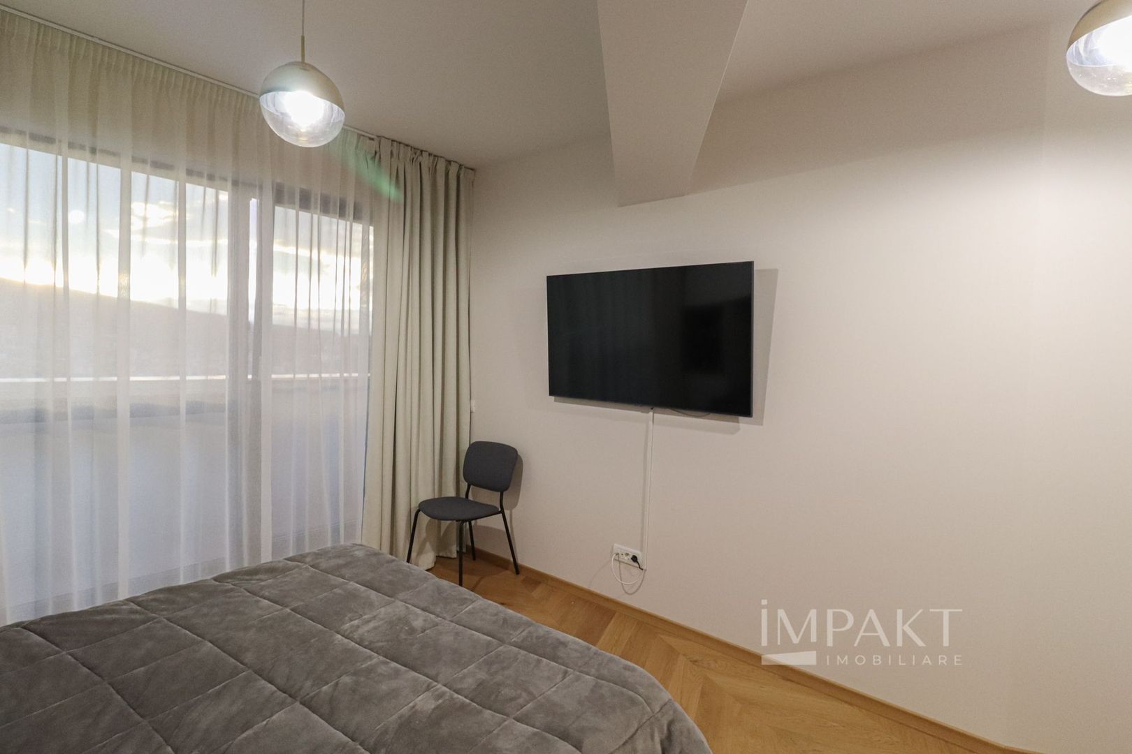 Apartament cu 2 camere ultrafinisat, cu un view deosebit, situat in ansamblul Wings! - Poză 12