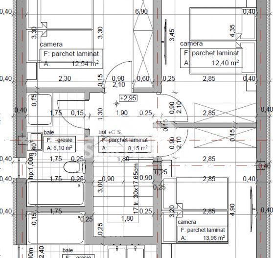 Casa 4 camere, 3 bai, terasa si curte NOU - Poză 4