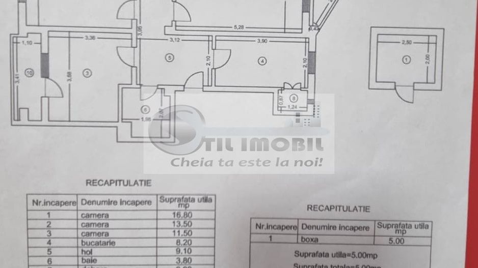 Apartament cu 3 camere decomandat, la etajul 6, in Piata Unirii ! - Poză 7