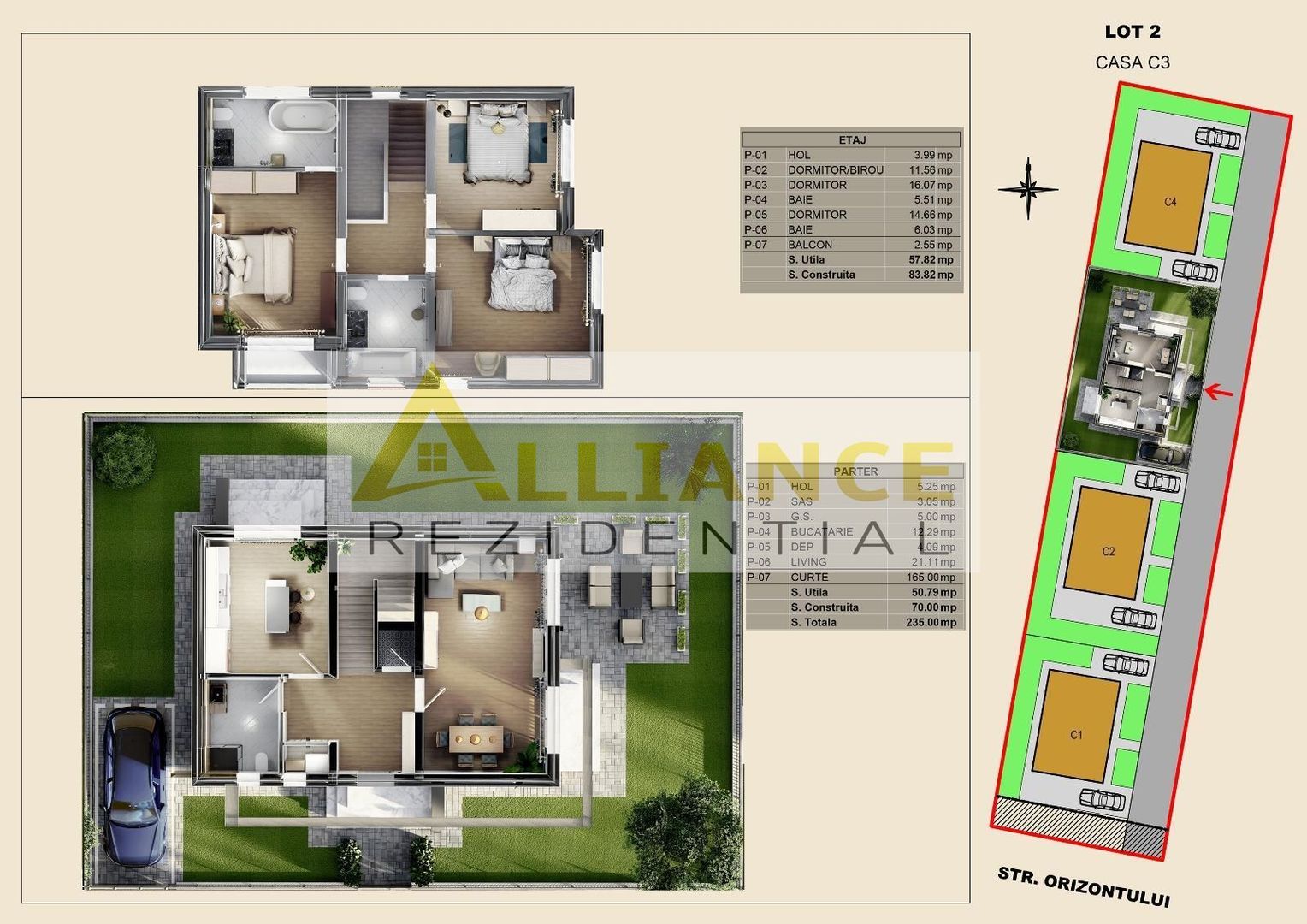 Vila Individuala - Stil Mediteranean - 4 Camere - 3 bai Teren 235 MP - Poză 15