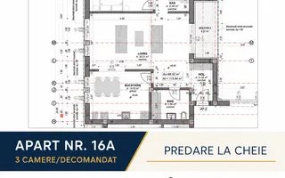 Apartament modern cu 3 camere, la cheie – zona Doamna Stanca - Schiță 12