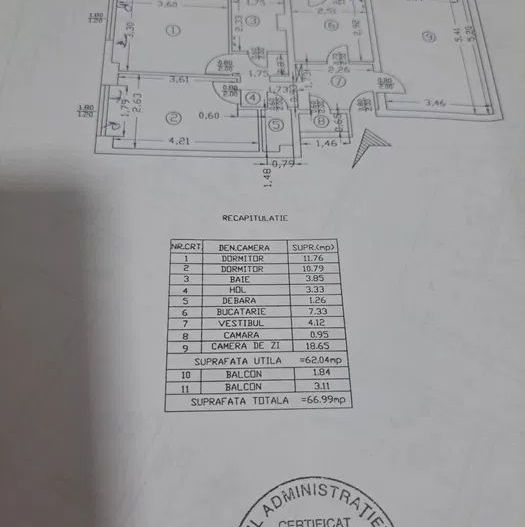 Apartament 3 camere decomandat, Titan – Vedere Parc - Poză 3