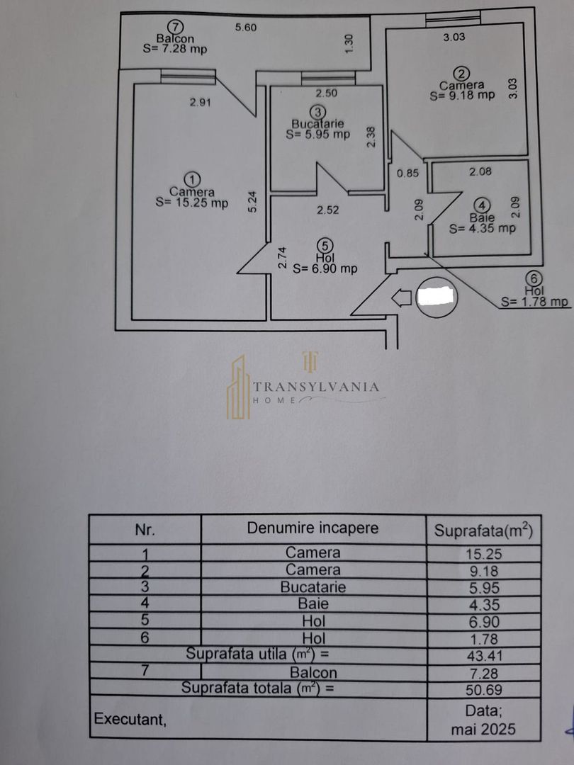 Apartament 2 camere, decomandat - Poză 6