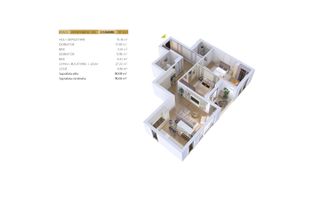 Apartament 3 Camere Bloc Nou - Poză 3