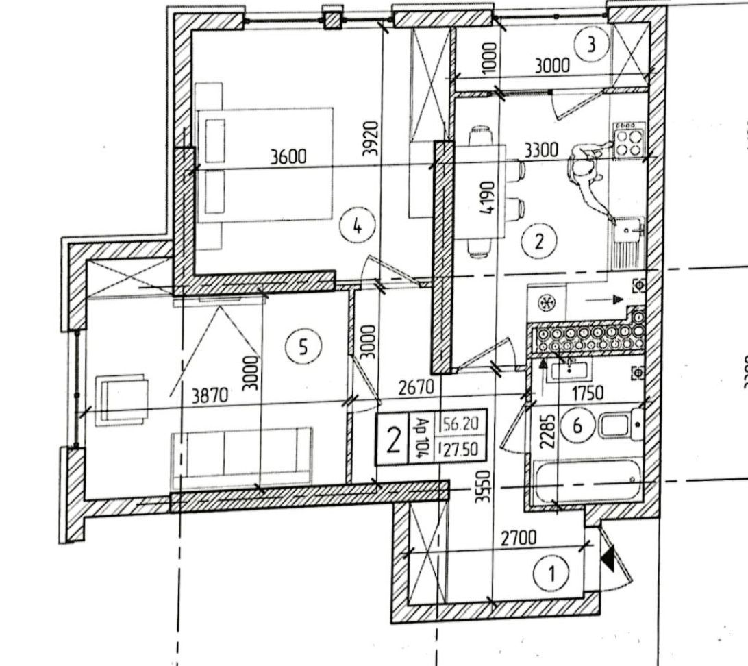 Vânzare, apartament, 2 camere, strada Dimineții, Botanica - Poză 3