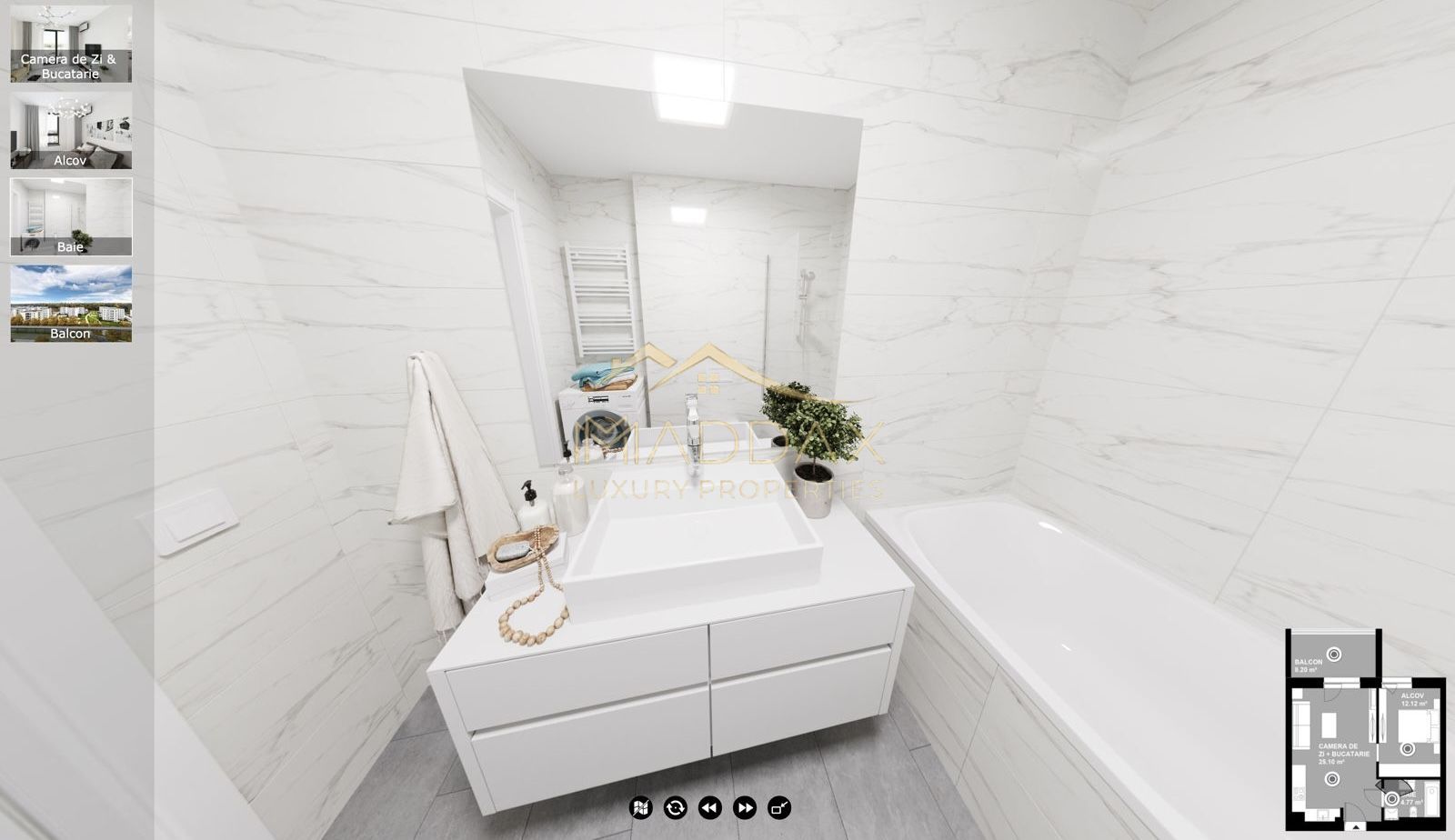 Studio Dublu *62.44mp* + Parcare // Baneasa Forest View - Poză 24