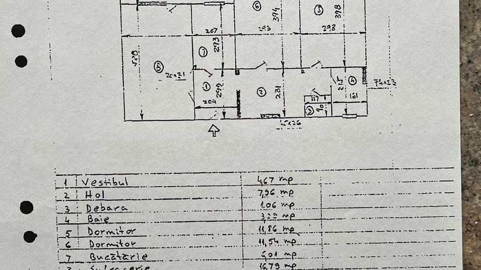 Apartament 3 camere de vanzare Pajura - Poză 9