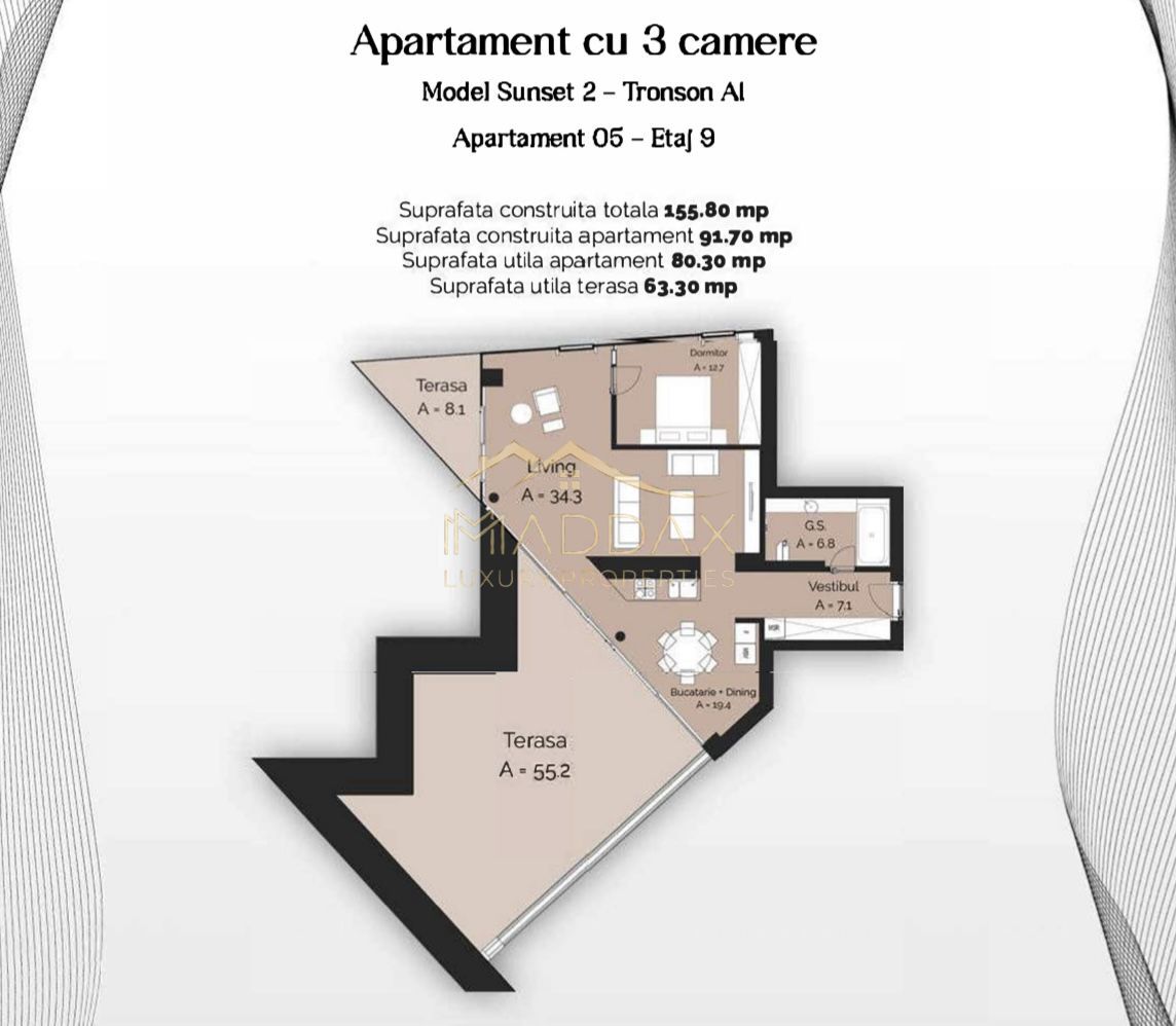 Proiect rezidențial // Apartamente 1-5 camere // Finalizare 2026 - Poză 57