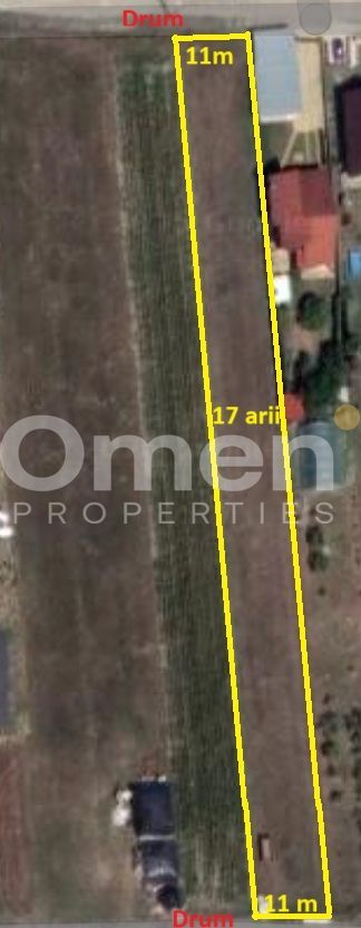 Teren intravilan 17 arii, utilitati la limita proprietatii, de vanzare , Mocira - Poză 5