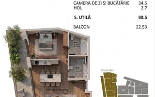 Apartament 4 camere FINISAT | zona Centrala | Parcare inclusa - Poză 14