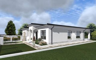 Locuinta individuala cu garaj- in stil mediteranean - Poză 11