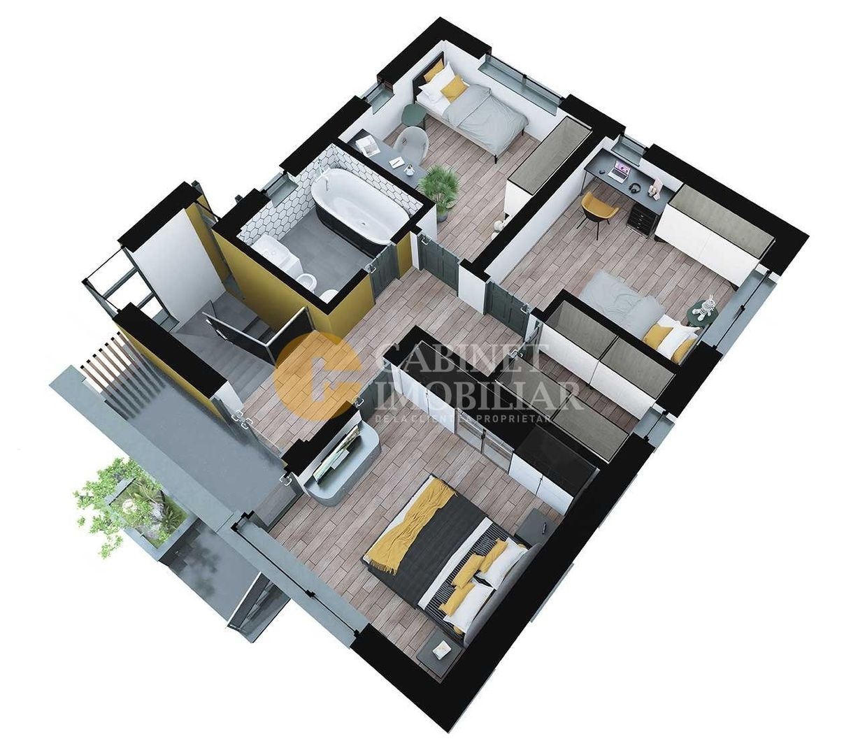 Vila moderna - Visan - 158mp - la asfalt - toate utilitatile - PREDARE IMEDIATA - Poză 7