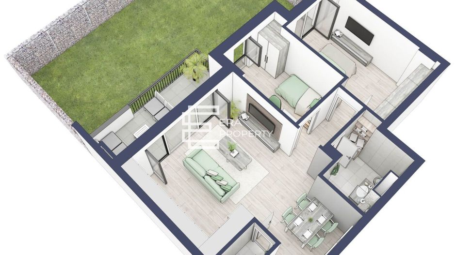 Apartament 3 Camere | 63 mp + gradina 63mp | – Sibiu - Poză 14