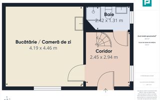 Apartament două camere decomandat ultracentral - Poză 8