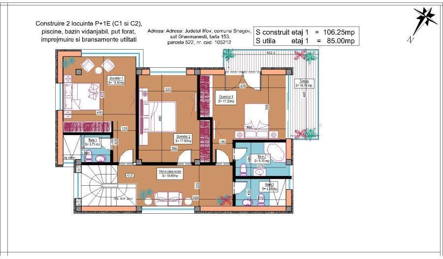 Vile Individuale Noi 4 camere Snagov Ghermanesti - Poză 19