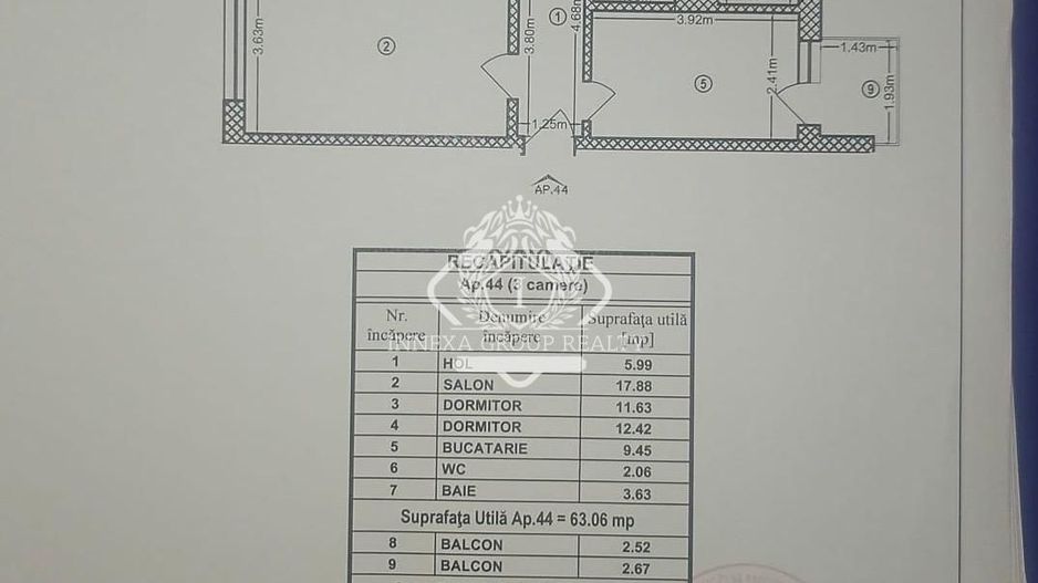 Parcul Carol-Isg Residence | 3 camere | 68mp | et 7 | Investitie | 195.000 euro - Poză 12