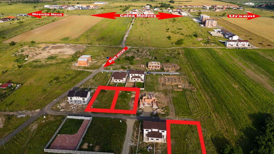 Teren intravilan Urseni - 500 mp | Utilitati, P+1E+M/Er - Comision 0% - Poză 4