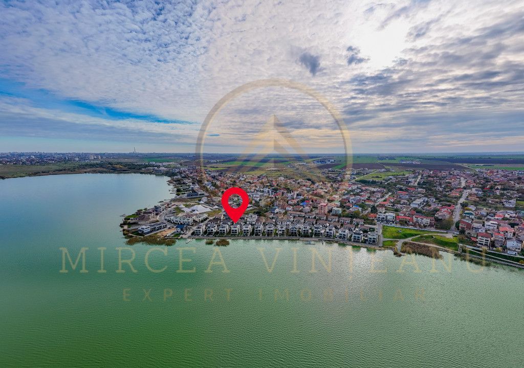 Ovidiu - Casă spectaculoasă , primul rand, cu vedere frontala  spre lac - Poză 6