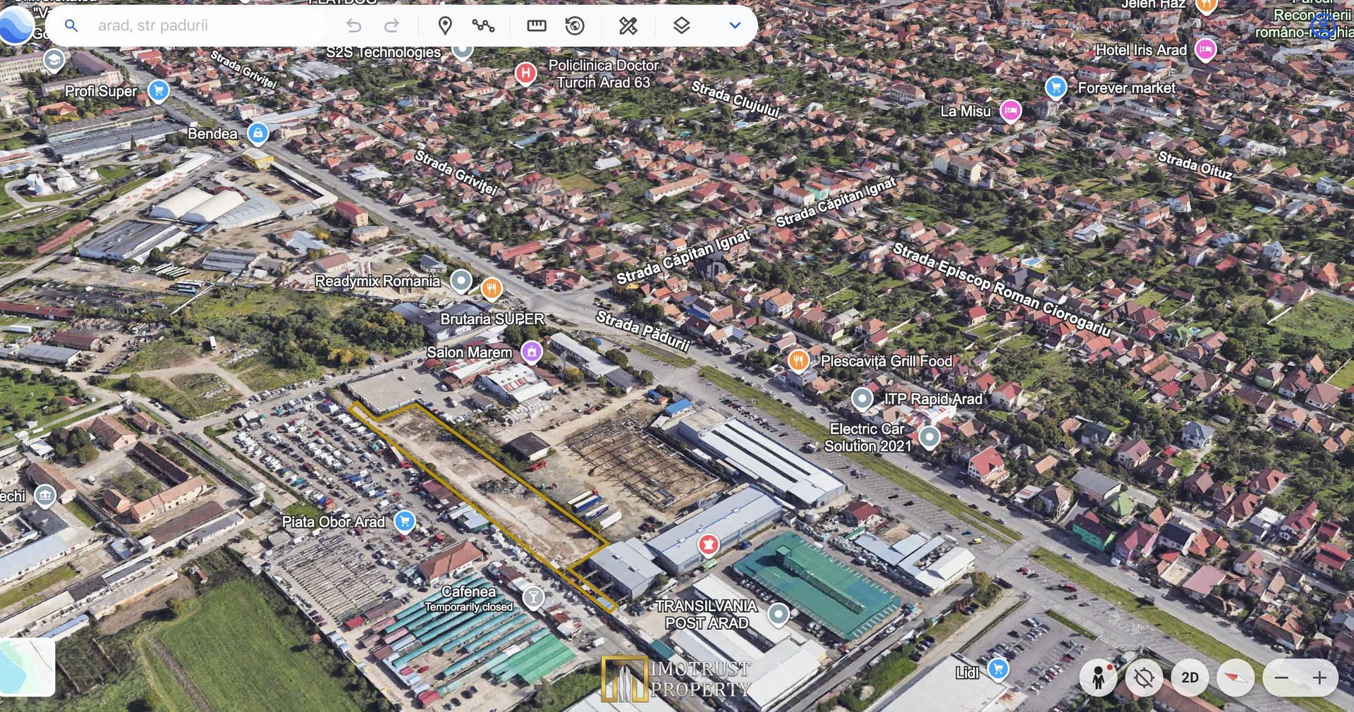 Teren intravilan de vanzare 6.839 mp – Arad, zona Parneava - Poză 3