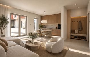 Apartament 2,5 camere, terasă 60 mp, loc de parcare subteran.