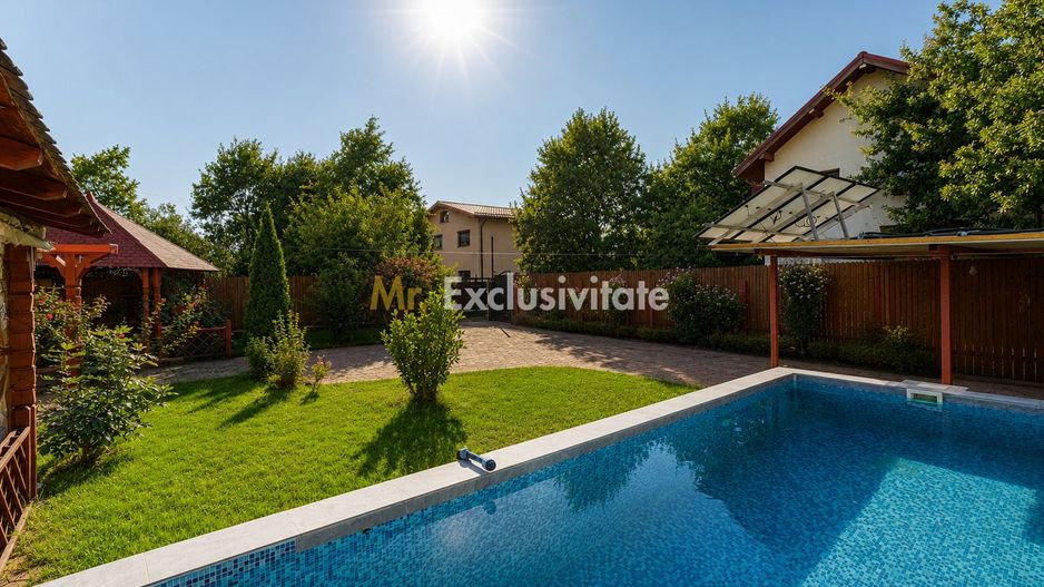 Vilă individuală cu 5 camere, piscină și curte generoasă | Mogoșoaia - Poză 2