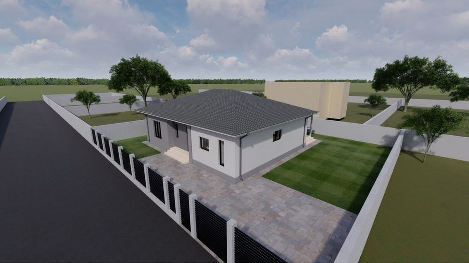 De vanzare casa individuala+curte, finisaje la alegere, Magurele - Poză 1