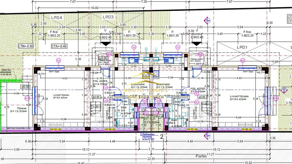 Vând vila în duplex 4 camere, 3 dormitoare, 4 bai, 2 locuri parcare - Poză 13