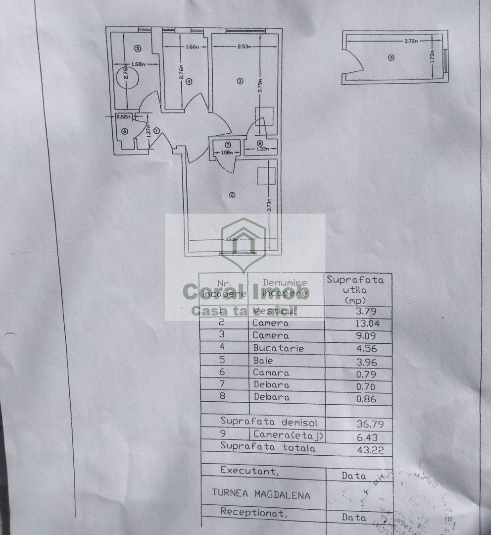 Vanzare apart. 2 camere jumatate, la pret de garsoniera, la  Dimitrov - Poză 3